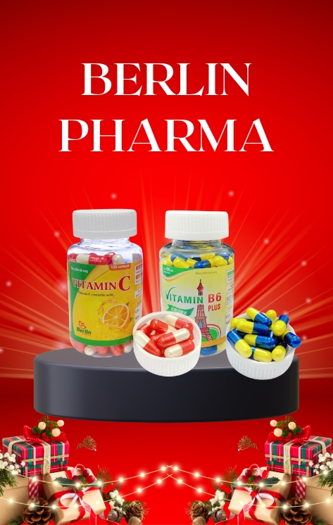 thực phẩm bổ sung Berlin Pharma chuyên sản xuất thực phẩm bổ sung, vitamin...